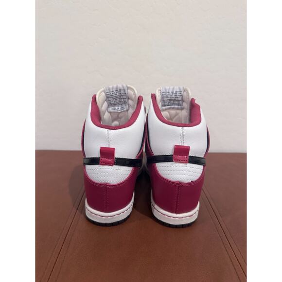 RARE 2013 Nike Dunk Sky Hi Bright Magenta Sneakers 528899-502 Wedge Women’s 7.5 - Picture 4 of 14